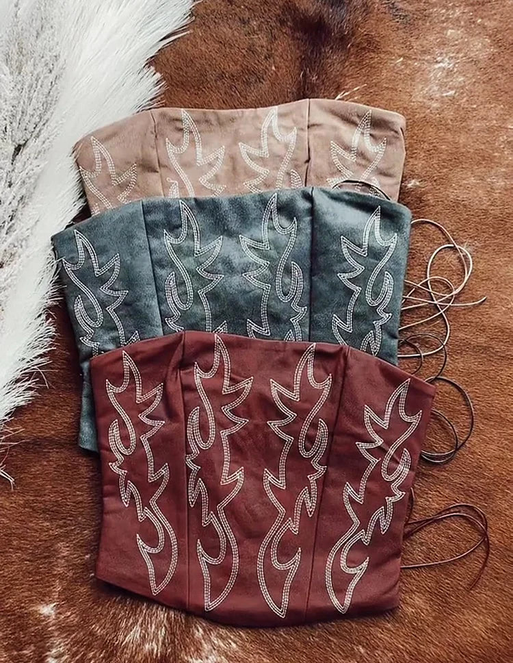Retro Bandeau Corset