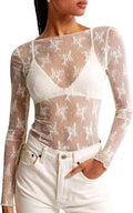 Floral Mesh Top