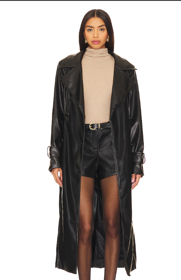Faux Leather Shorts