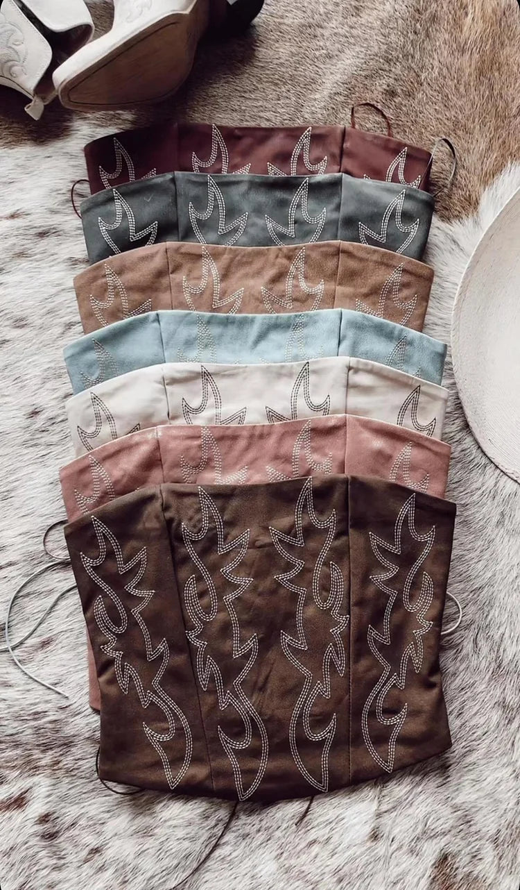 Retro Bandeau Corset